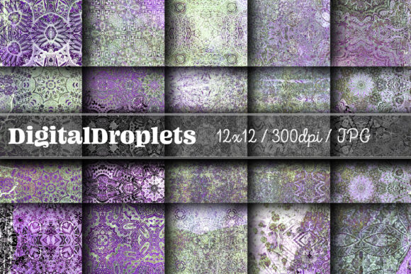 Boho Geom Papers Vol. 124: Earthy Textures for Modern Design