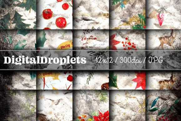 Christmas on Parchment Vol. 1: Vintage Paper Textures