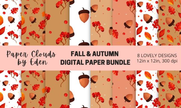 Fall & Autumn Seamless Pattern Bundle: Elevate Your Seasonal Projects