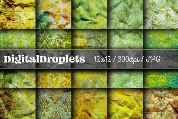 Golden Damask Dust Vol. 15: Vintage Texture for Modern Design
