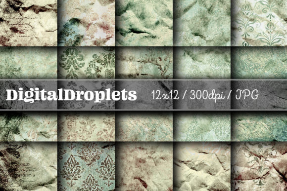 Golden Damask Dust Vol. 22: Vintage Texture for Modern Design
