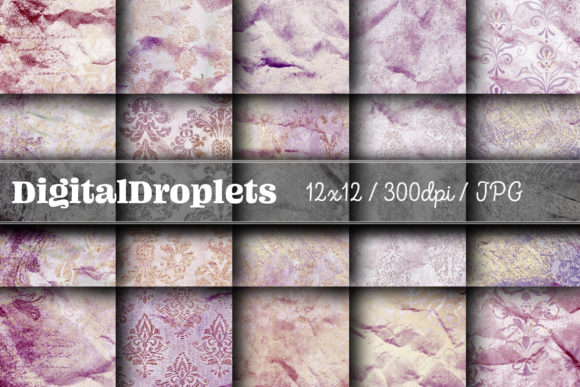 Golden Damask Dust Vol. 35: Vintage Texture for Modern Projects