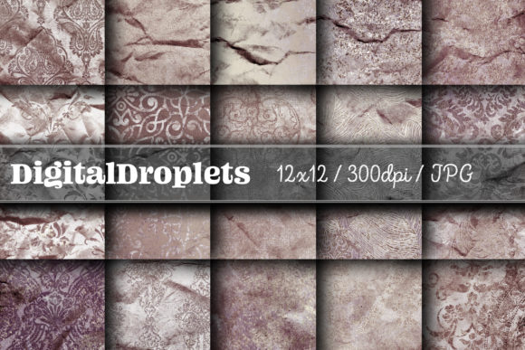 Golden Damask Dust Vol. 41: Vintage Elegance for Modern Projects