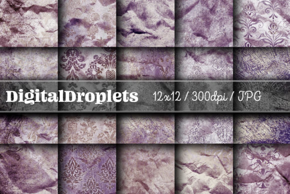 Golden Damask Dust Vol. 48: Vintage Papers for Layered Design