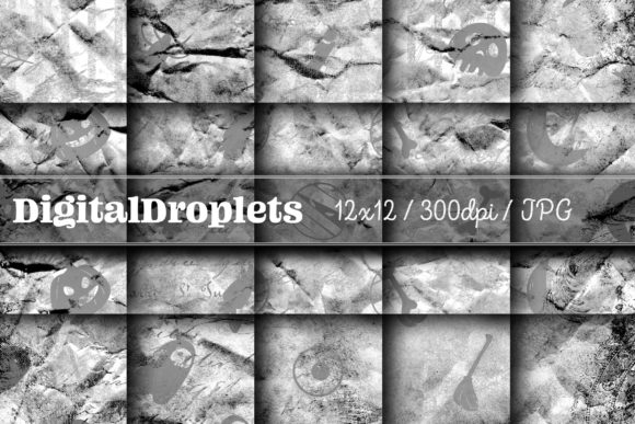 Halloween Goth Vol. 21: Grungy Paper Textures for Depth