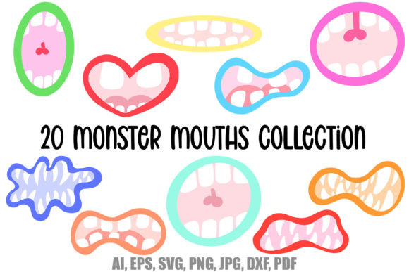 Unleash Fun with 20 Monster Mouth Cartoon Vampire Teeth